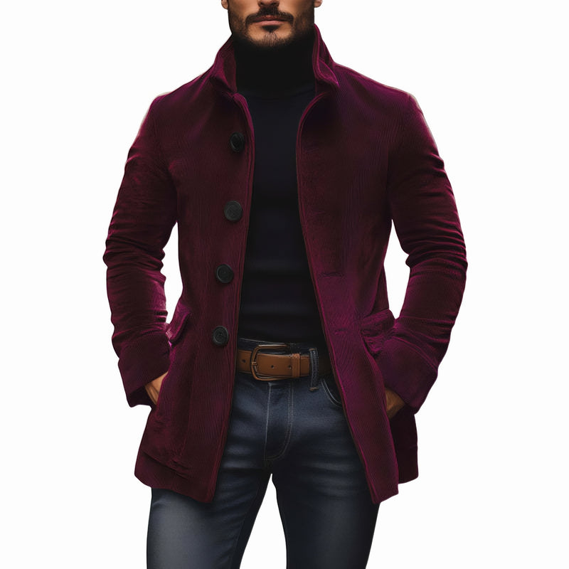 Pocket Button Coat