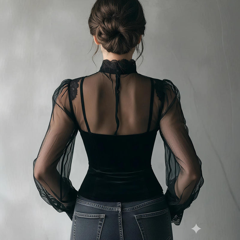 Mesh Lace Top