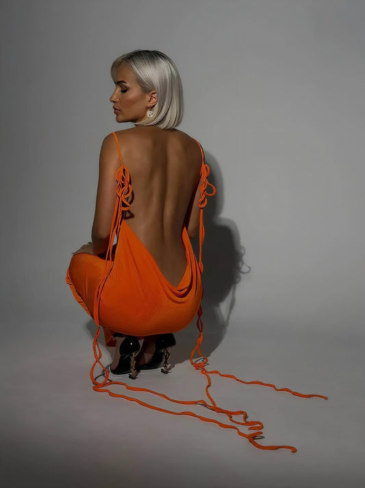 Backless Long Dress
