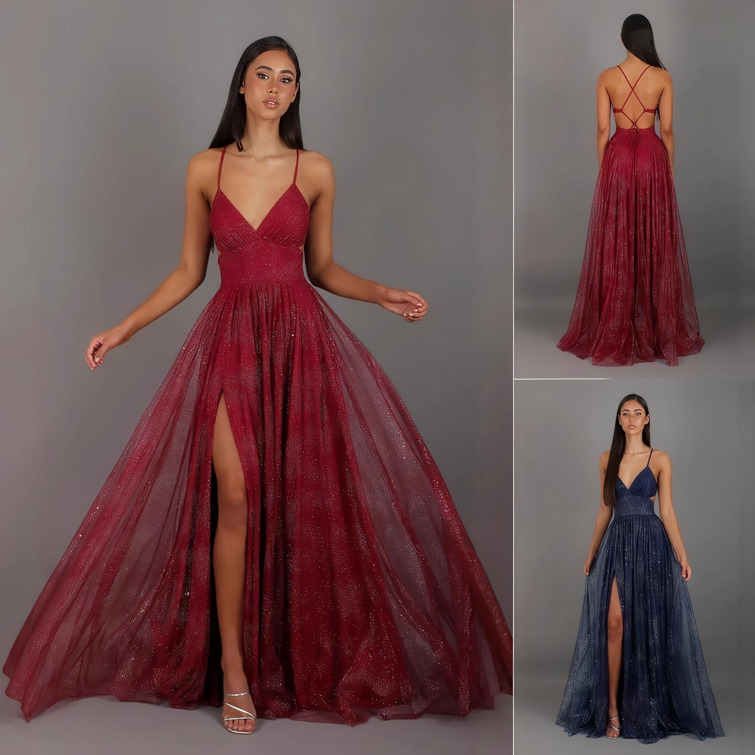 Strapless Dress With A Hem