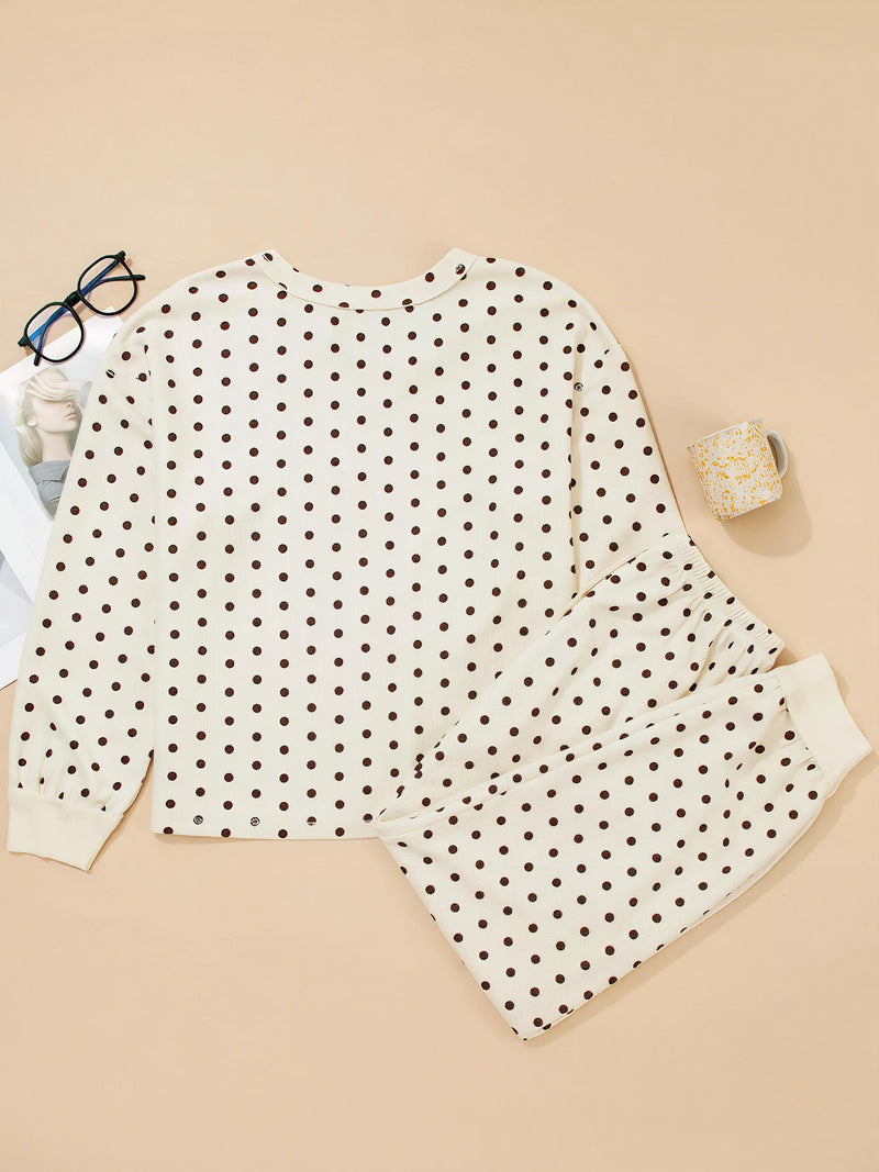 Polka Dot Lounge Set
