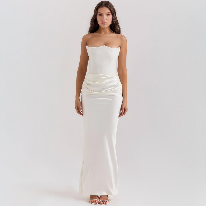 Bandeau Backless Dress.