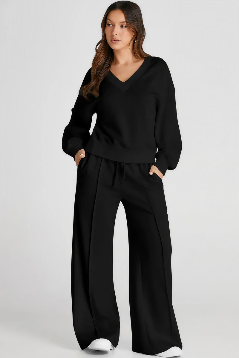 Long Sleeve Top and Pants Active Set