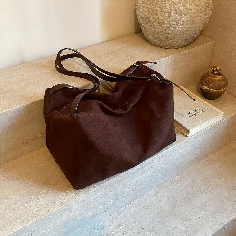 Large Suede Bag