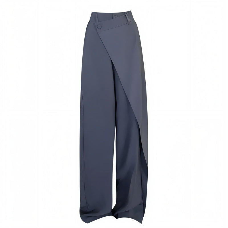 Irregular Wide-leg Pants.
