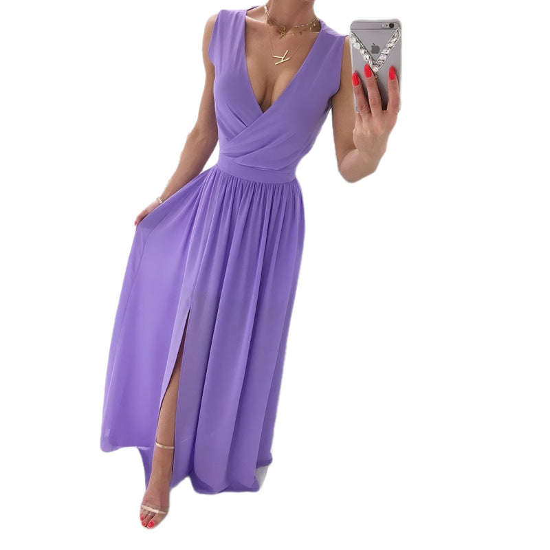 Split Long Dress