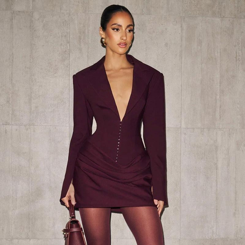 Pleated Waist Dress