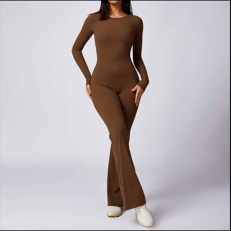 Long Sleeve Gym Jumpsuit