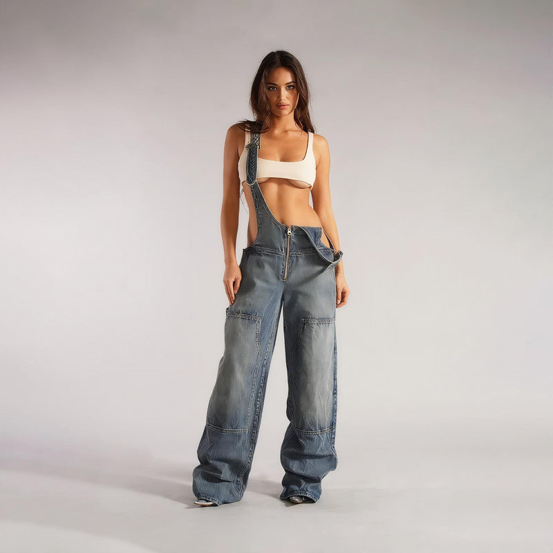 Denim Overalls