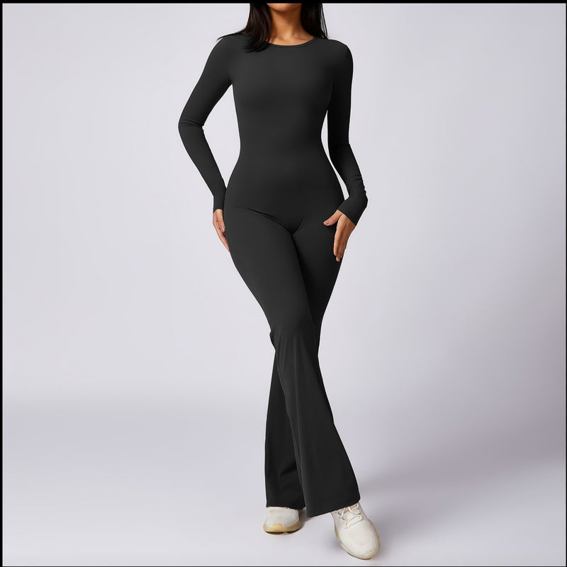 Long Sleeve Gym Jumpsuit