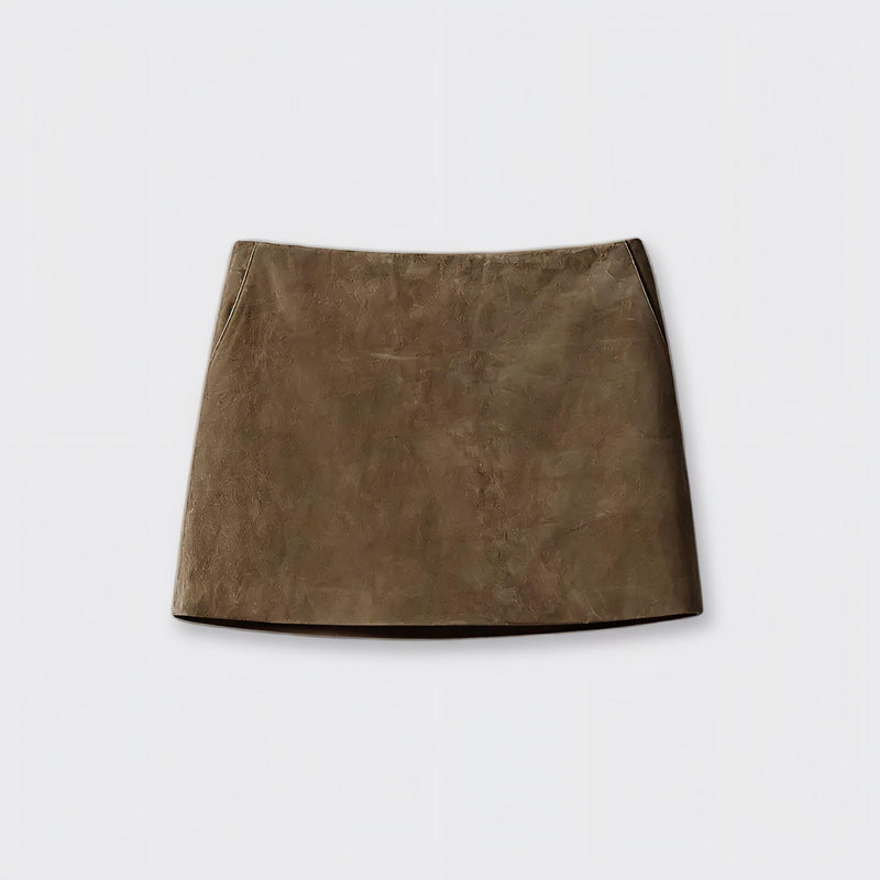 Suede Skirt