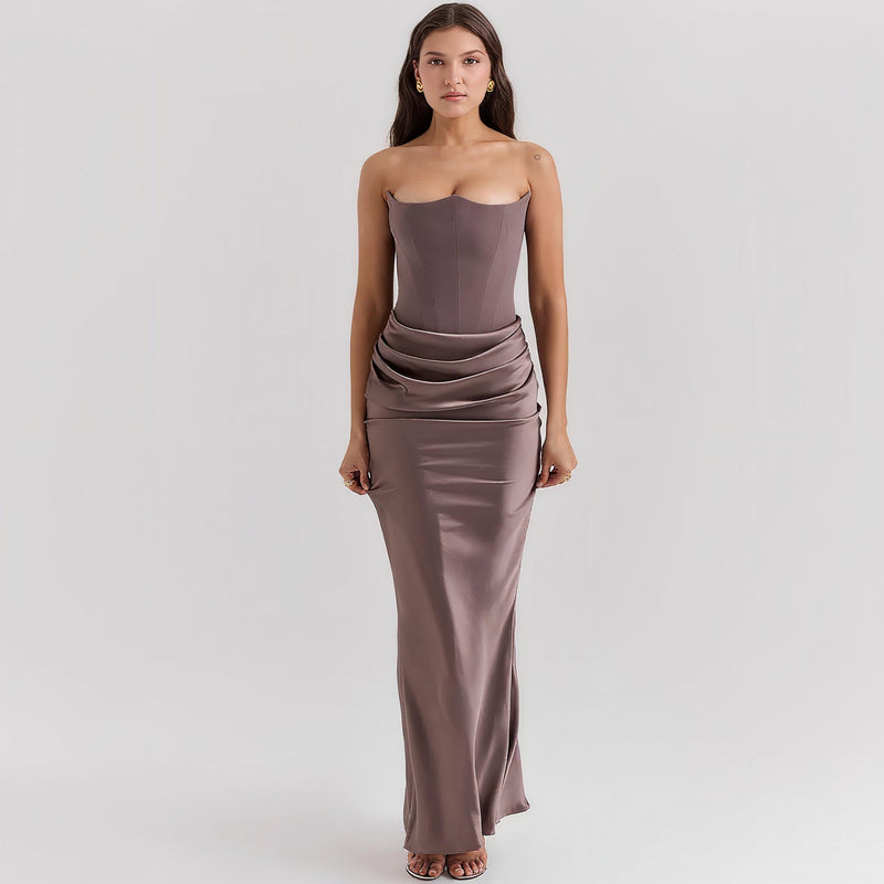 Bandeau Backless Dress.