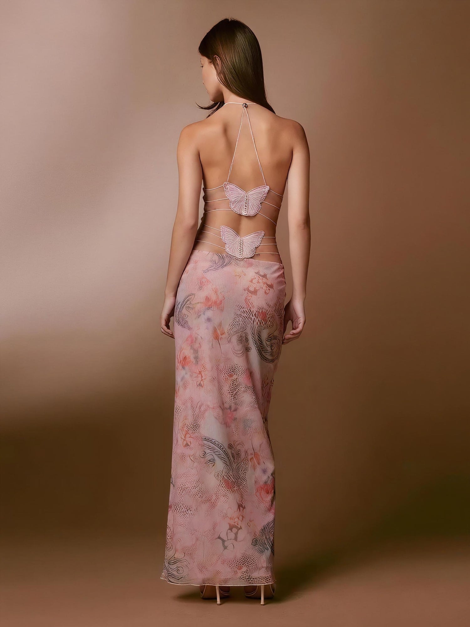 Butterfly Back Dress