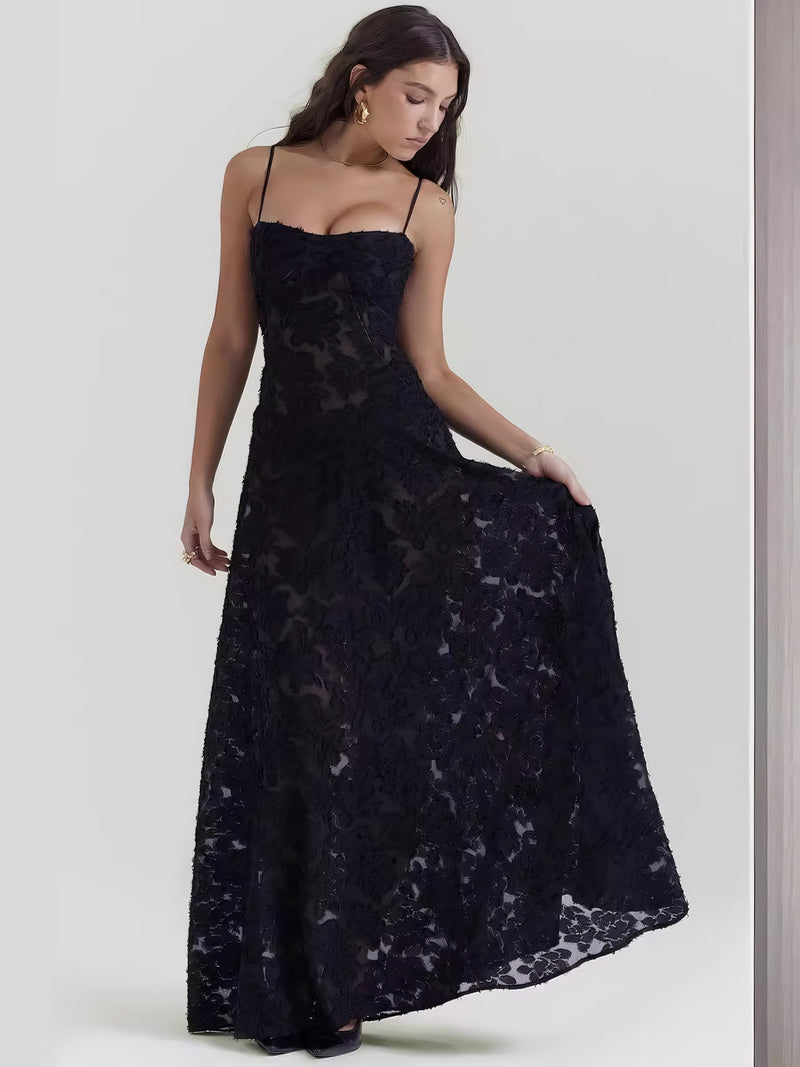 Lace Suspender Dress
