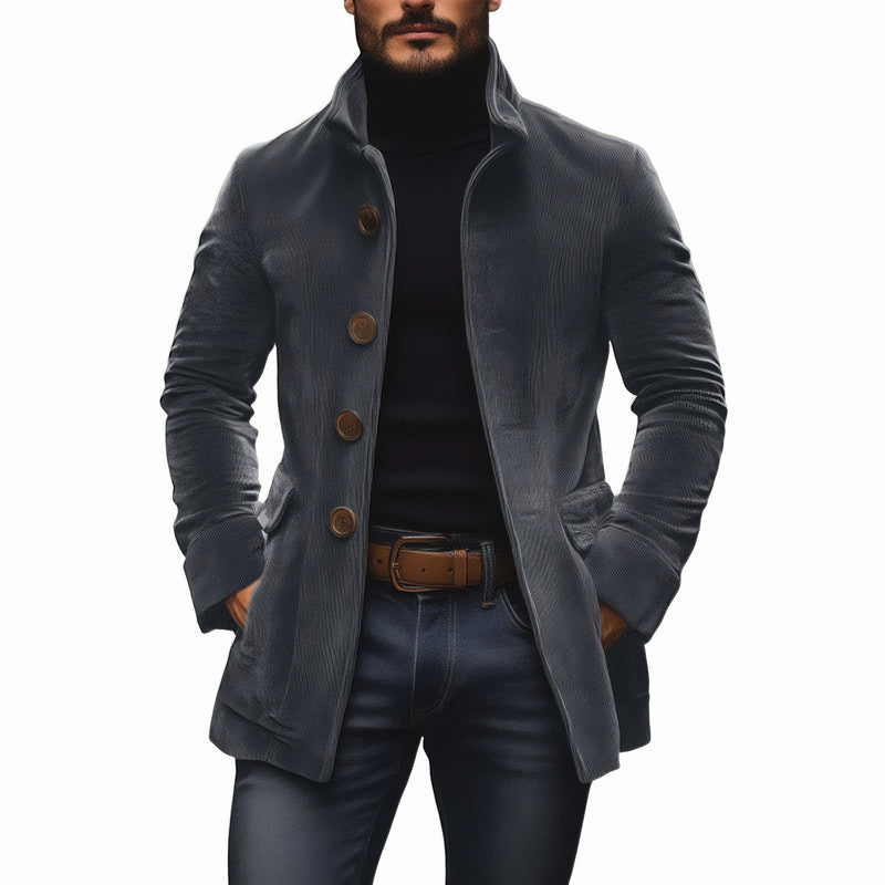 Pocket Button Coat