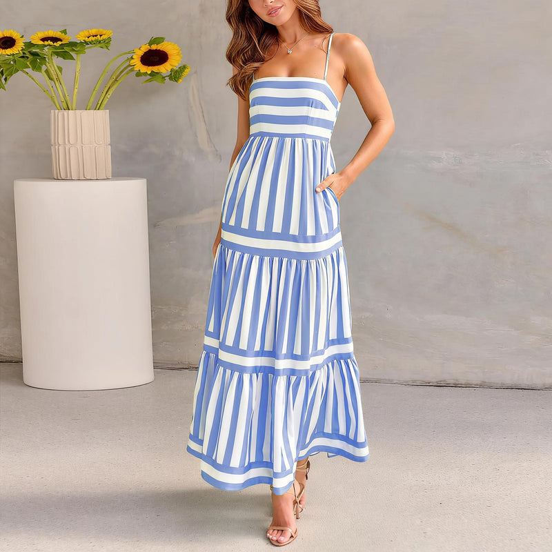 Maxi Dress With Pockets.