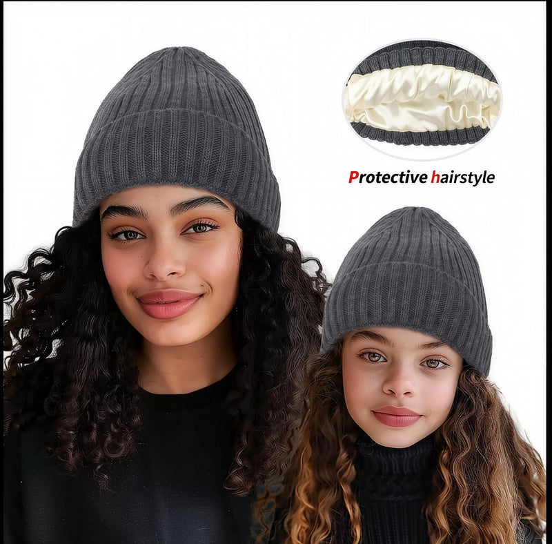 Satin Wool Beanie