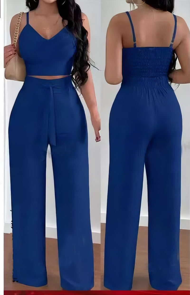 High Waist Pants Set