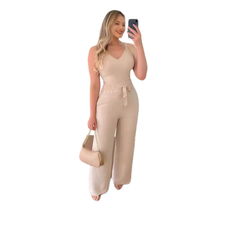 High Waist Pants Set
