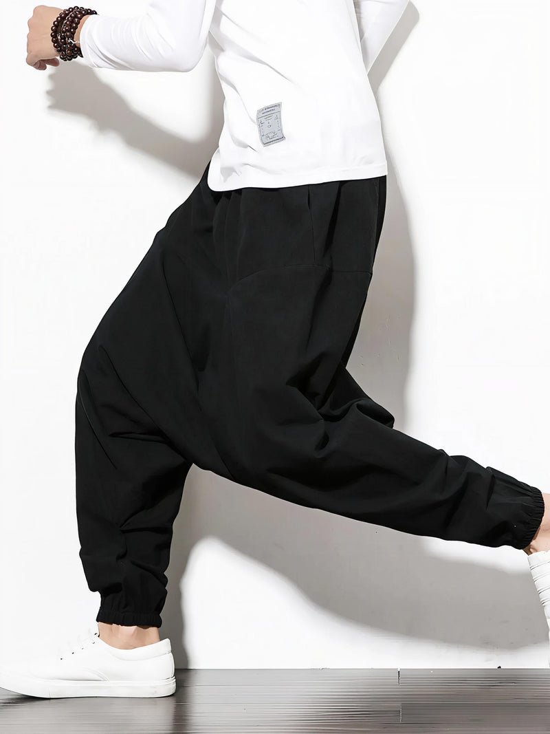 Casual Drop Crotch Jogger Pants