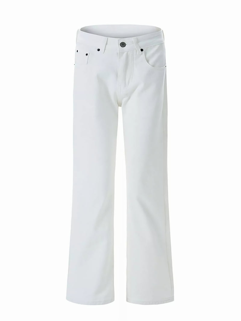 Cotton Wide-Leg Pants