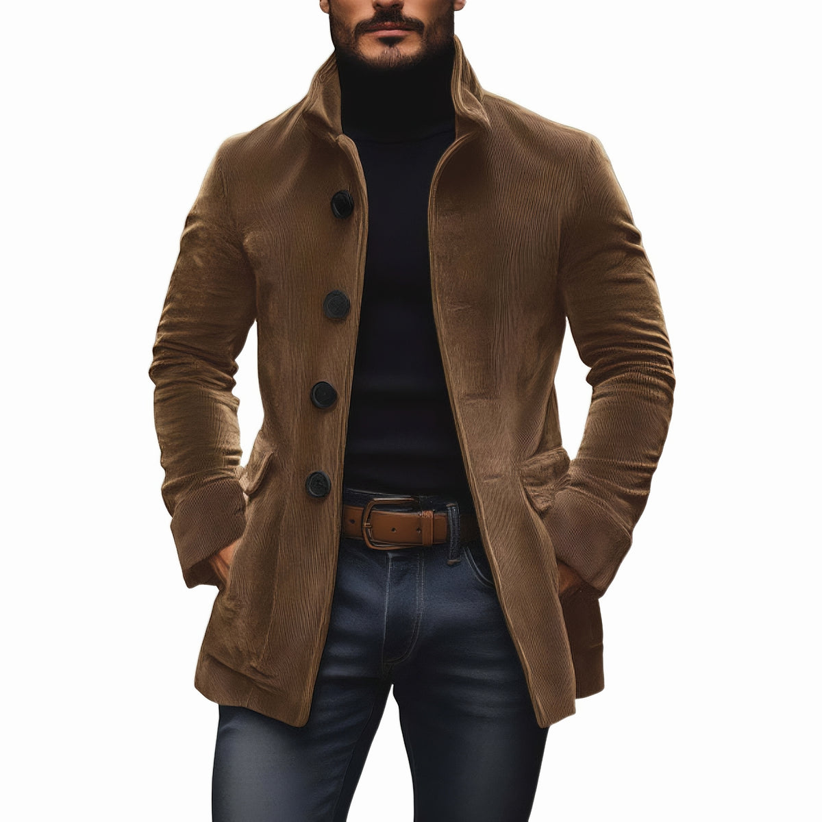 Pocket Button Coat – Zindowear