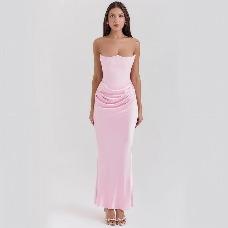 Bandeau Backless Dress.