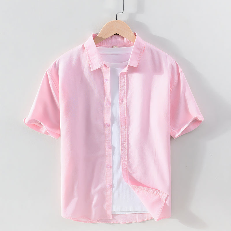 Short Sleeved Cotton Shirt