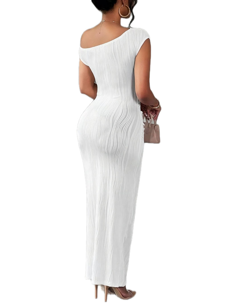 Textured Maxi Dress