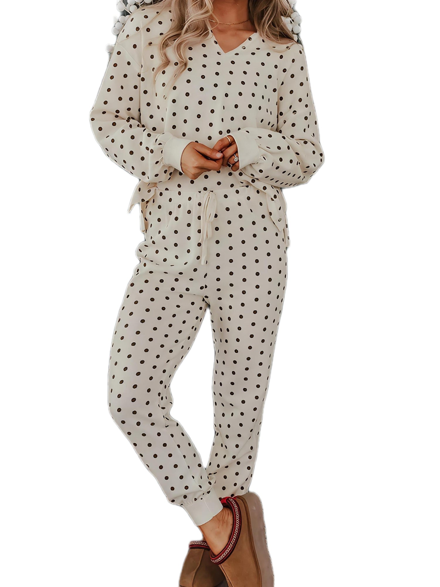 Polka Dot Lounge Set