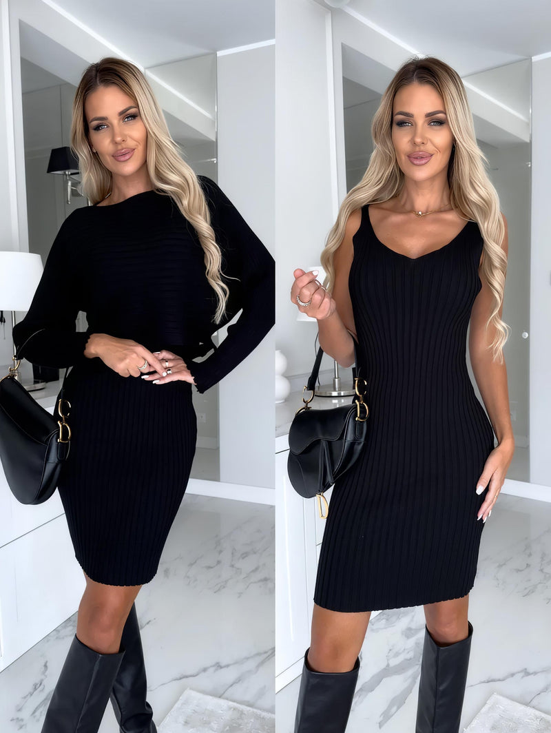 2-Piece Top And  Skirt Set.