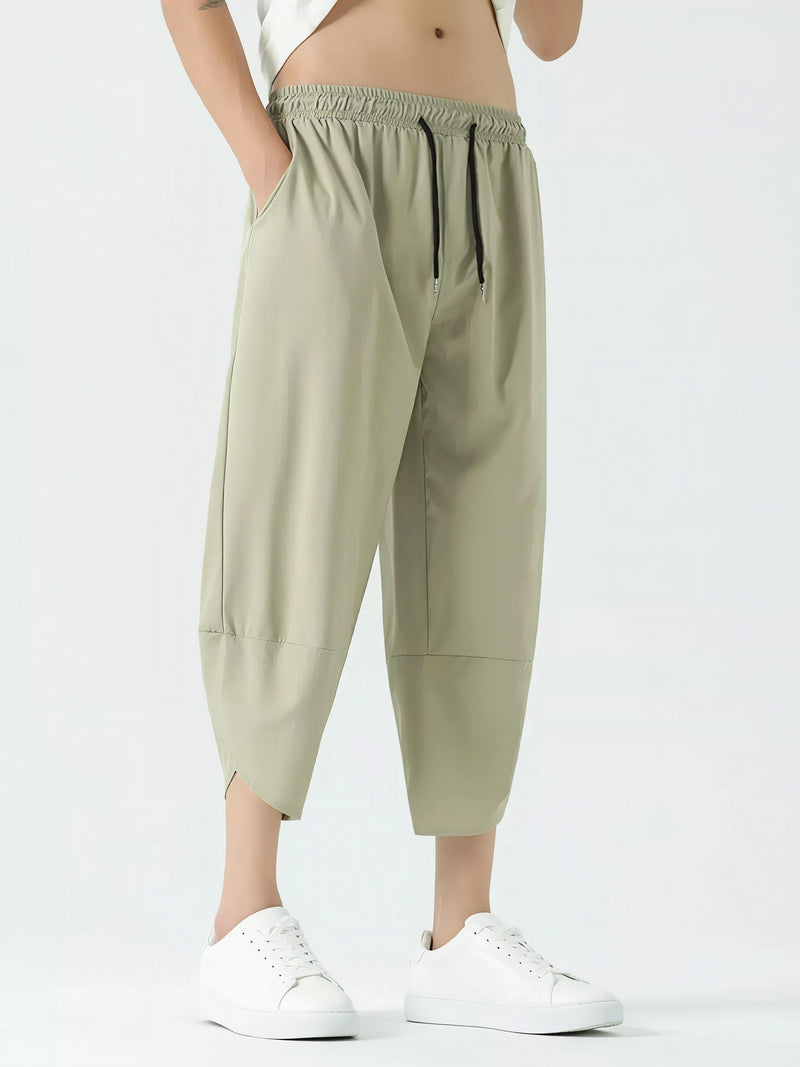 Casual Loose Cropped Pants