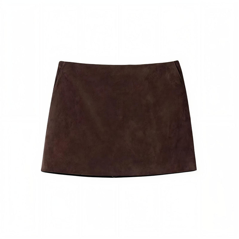Suede Skirt