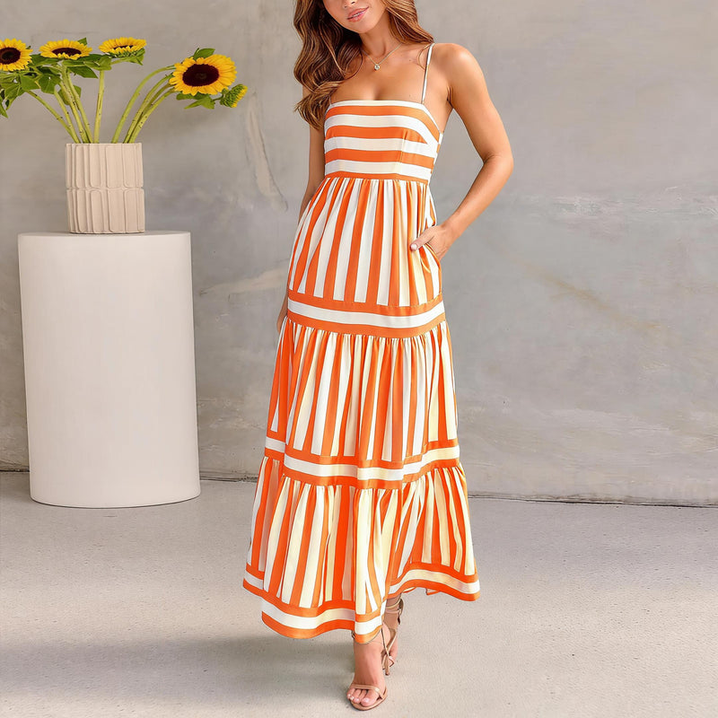Maxi Dress With Pockets.