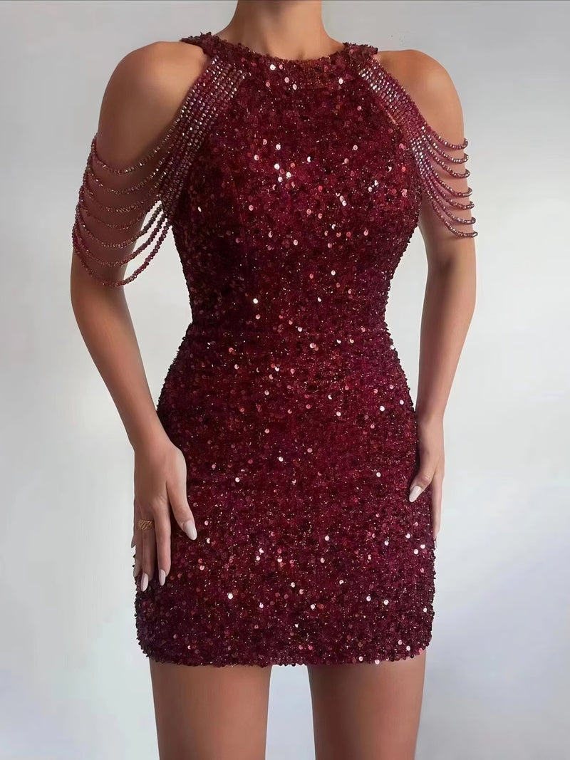 Sequin Bodycon Mini Dress