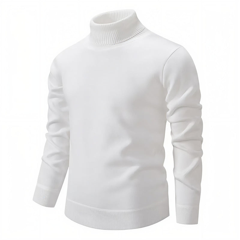 Turtleneck Pullover Sweater.