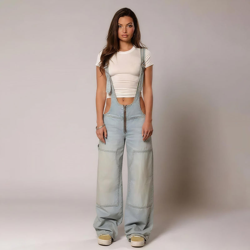 Denim Overalls